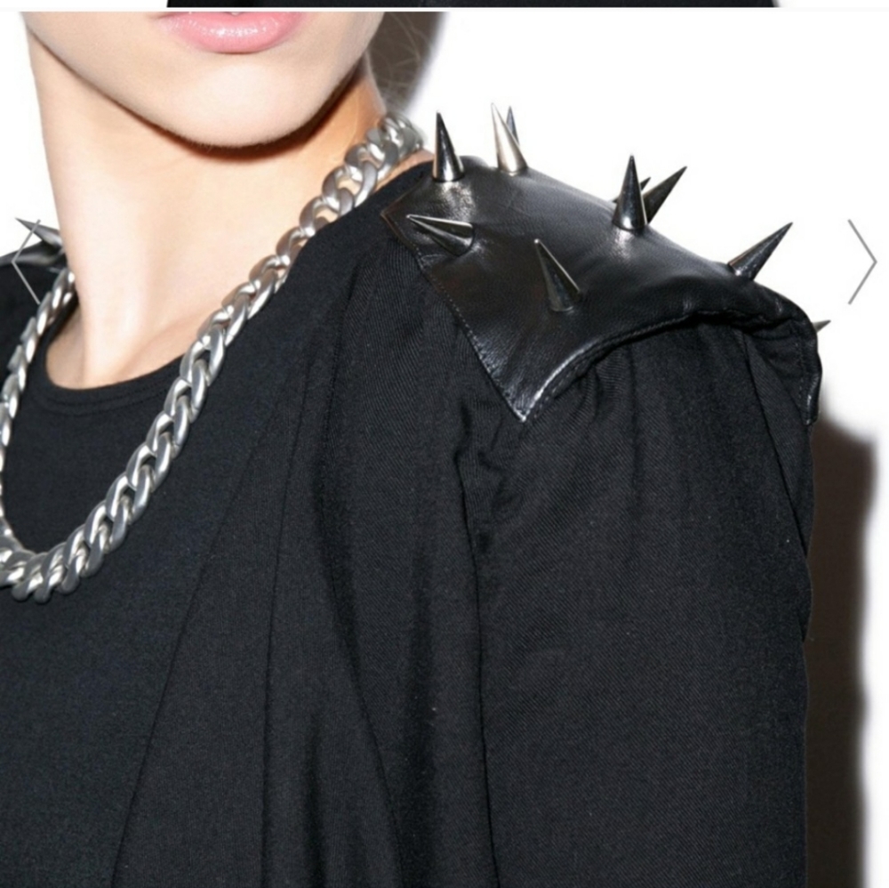 Going Gaga spiked jacket